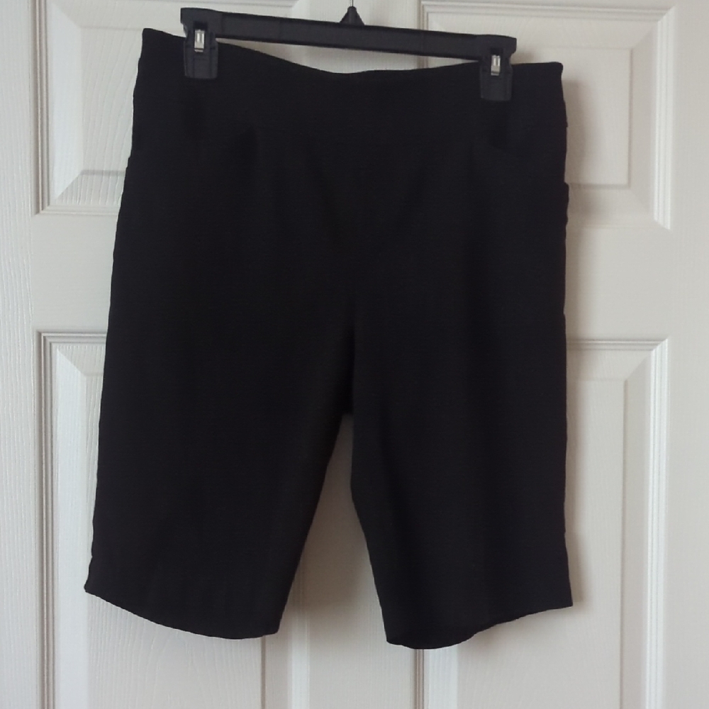 Chico's Pull On Black Women's Bermudas